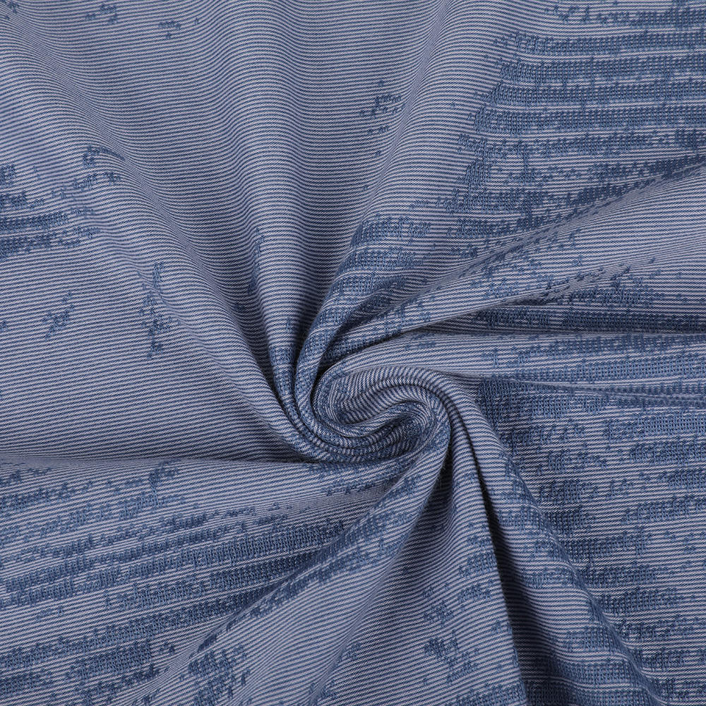 Respirabil eco-friendly la lichid amoniac jacquard transfer tricotat