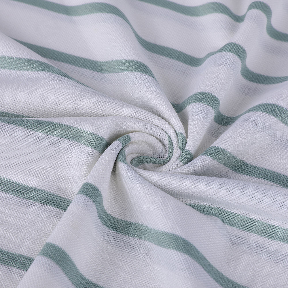Single Jacquard Stripe Piele-Friendly 30/70 Bumbac Silm din mătase de mătase de mătase